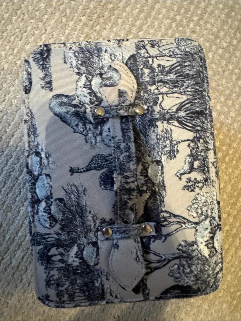 Auth Dior around the world print  Travel Case Vanity & lipstick case $$$$